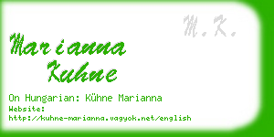 marianna kuhne business card